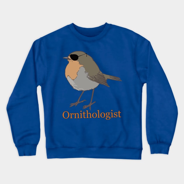 Ornithologist Crewneck Sweatshirt by SpassmitShirts